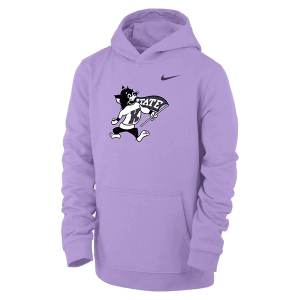 Kansas State Wildcats Nike Kids Hoodie Small Lavender