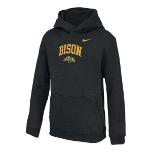 North Dakota State Bison Nike Kids Hoodie Medium Black