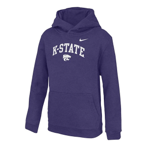 Kansas State Wildcats Nike Kids Hoodie Small Purple
