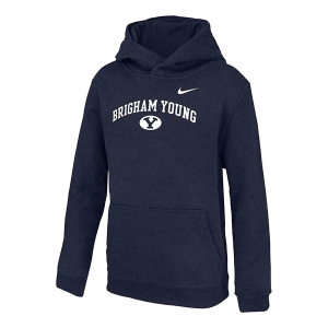 BYU Cougars Nike Kids Hoodie Large Navy