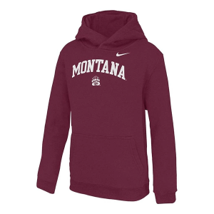 Montana Grizzlies Nike Kids Hoodie Large Maroon