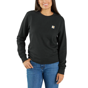Women's Carhartt Relaxed Fit French Terry Work Crewneck Sweatshirt XSmall Black