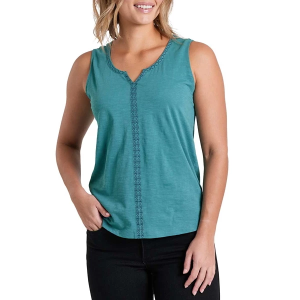 Women's Kuhl Shay V-Neck Tank Top Small Aqua