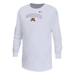 Minnesota Golden Gophers Nike Legend Over It Kids' T-Shirt XLarge White