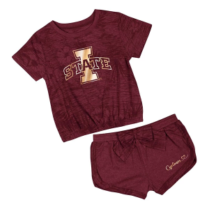 Colosseum Toddler Iowa State Cyclones Fern T-Shirt & Short Set