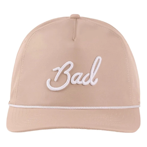 Men's Bad Birdie Rope Golf Golf Snapback Hat One Size Stucco