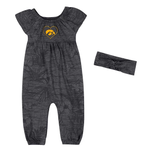 Colosseum Baby Iowa Hawkeyes Fern Romper