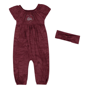 Colosseum Baby Montana Grizzlies Fern Romper