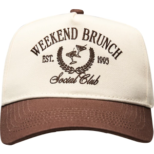 Women's KENZKUSTOMZ Weekend Brunch Snapback Hat One Size Brown