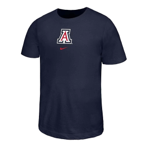 Arizona Wildcats Nike Legend Over It Kids' T-Shirt Small Navy