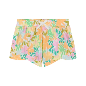 Girls' Billabong Mad for You Printed Woven Lounge Shorts Medium Salt Crystal