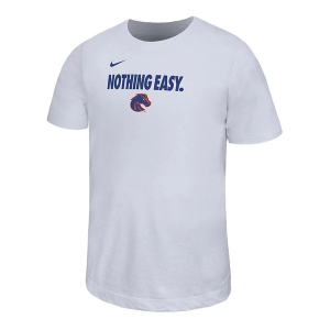 Boise State Broncos Nike Nothing Easy Bench Kids' T-Shirt Large White