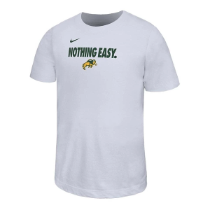 North Dakota State Bison Nike North Dakota State Nothing Easy Bench Kids' T-Shirt XLarge White