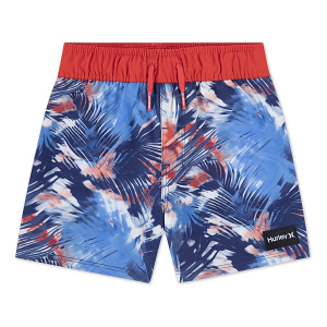 Boys' Hurley Distorted Palm Pool Party Swim Trunks Toddler 3T Distorted Palm Royal