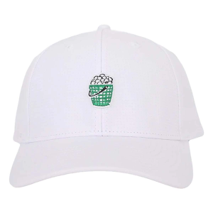 Men's Waggle Golf Buckets Golf Adjustable Hat One Size White