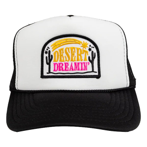 LocalBeach Desert Dreamin' Snapback Hat One Size Black/White