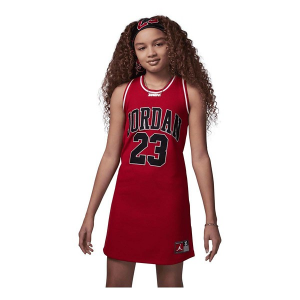 Girls' Jordan 23 Shirt Dress 5 Gym Red