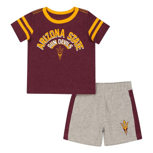 Colosseum Baby Arizona State Sun Devils Wade T-Shirt & Short Set