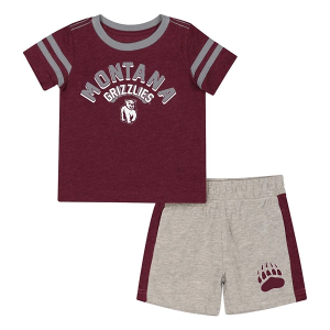 Colosseum Baby Montana Grizzlies Wade T-Shirt & Short Set