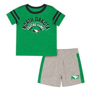 Colosseum Baby North Dakota Fighting Hawks Wade T-Shirt & Short Set