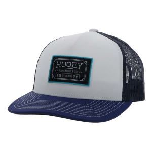 Men's Hooey Doc Snapback Hat One Size White Navy