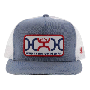 Men's Hooey Loop Snapback Hat One Size Blue White