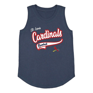 Soft As A Grape Kids' St. Louis Cardinals Script Tank