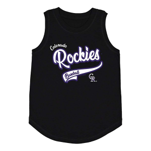 Soft As A Grape Kids' Colorado Rockies Script Tank