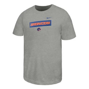 Boise State Broncos Nike Core Kids' T-Shirt Medium Dark Grey Heather