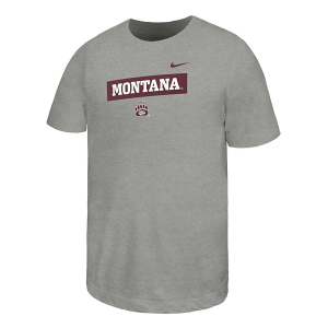 Montana Grizzlies Nike Core Kids' T-Shirt XLarge Dark Grey Heather