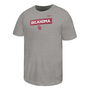 Oklahoma Sooners Nike Core Kids' T-Shirt Medium Dark Grey Heather