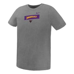 Minnesota State Mavericks Nike Core Kids' T-Shirt 7 Dark Grey Heather