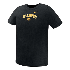 Iowa Hawkeyes Nike Slogan Kids' T-Shirt 5 Black