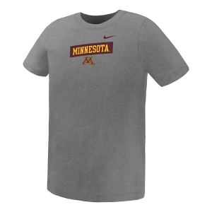 Minnesota Golden Gophers Nike Core Kids' T-Shirt 5 Dark Grey Heather