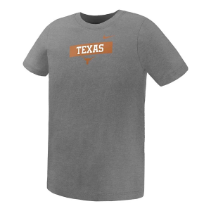 Texas Longhorns Nike Core Kids' T-Shirt 4 Dark Grey Heather