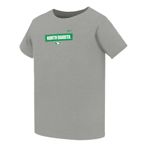 North Dakota Fighting Hawks Nike Core Toddler T-Shirt 4T Grey Heather
