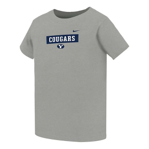 BYU Cougars Nike Core Toddler T-Shirt 2T Dark Grey Heather