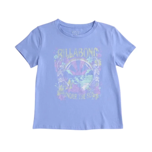 Girls' Billabong Under the Sun Oversized Shirt Medium Blue