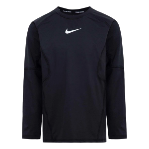 Kids' Nike Pro Dri-FIT Long Sleeve T-Shirt 7 Black