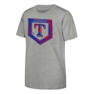 Kids' Texas Rangers Stolen Base T-Shirt Large Grey Heather