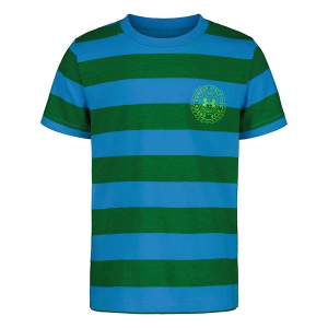 Under Armour Print Stripe T-Shirt Toddler 4T Ether Blue