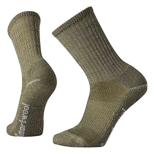 Adult Smartwool Light Cushion Classic Edition Crew Hiking Socks Large Military Olive Singles