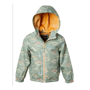 iApparel iXtreme Multi Color Dino Printed Windbreaker Baby 24 mo. Hedge Green
