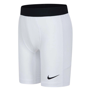 Boys' Nike Pro Dri-FIT Compression Shorts 4 White