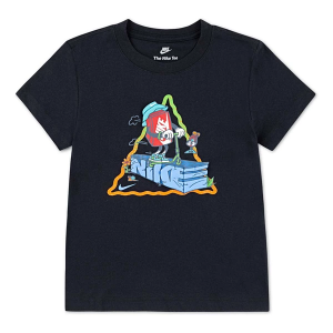 Kids' Nike Boxy Scooter T-Shirt 5 Black