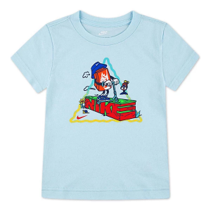 Nike Boxy Scooter T-Shirt Toddler 3T Glacier Blue