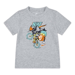 Nike Boxy Biking T-Shirt Toddler 2T Light Smoke Grey Heather