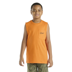 Kids' Carhartt Pocket Dog Crew Neck Tank Top 6 Orange