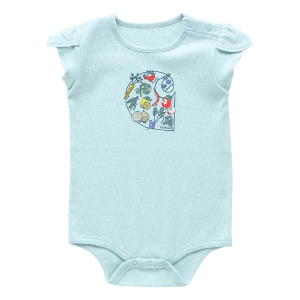 Girls' Carhartt Veggie Onesie 12 mo. Starlight Blue