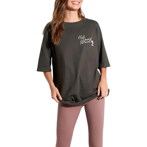 Women's Spiritual Gangster Retreat Boyfriend T-Shirt Large Ash
